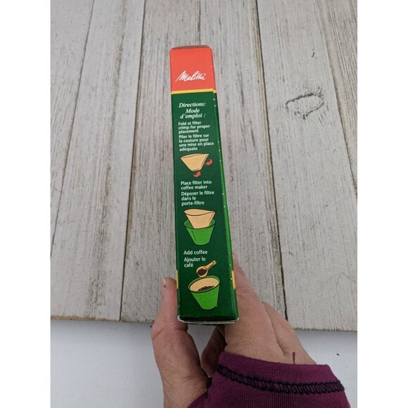 Melitta Premium #1 Cone Paper Coffee Filters, Natural Brown, 40 Count - Picture 3 of 5